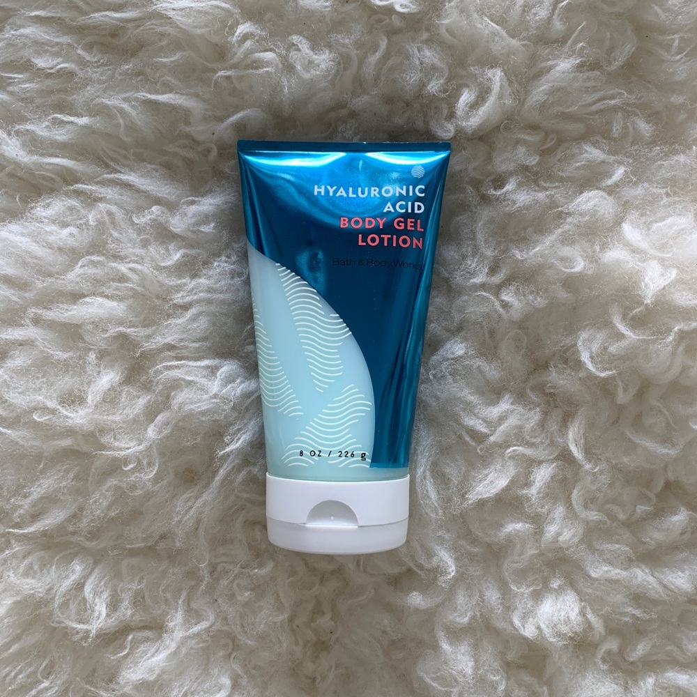 New BBW Hyaluronic Acid Body Gel Lotion RARE